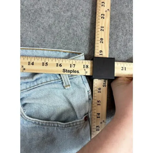 Vintage 60s 70s Levis Orange Tab Jeans Men 36x34 Blue Light Wash Tapered STAINED - Picture 6 of 10